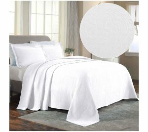 Bedspreads & Sets |   2-Piece Jacquard Matelasse Cotton Twinbedspread Set Bedspreads & Sets Bedspreads & Sets