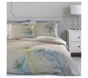 Bedspreads & Sets |   3-Piece Peacock Cotton Duvet Cover Set, Full/Queen Bedspreads & Sets Bedspreads & Sets