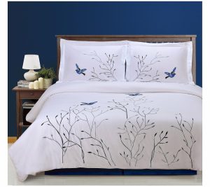 Bedspreads & Sets |   3-Piece Swallow Cotton Duvet Cover Set, Full/Queen Bedspreads & Sets Bedspreads & Sets