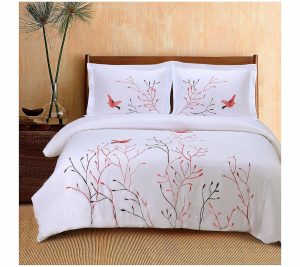 Bedspreads & Sets |   3-Piece Swallow Cotton Duvet Cover Set, King/Cal.Kin Bedspreads & Sets Bedspreads & Sets