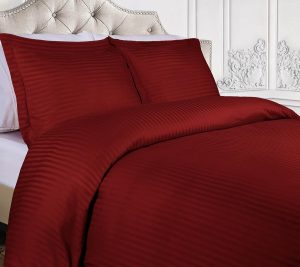 Bedspreads & Sets |   300Tc Egyptian Cotton Stripe Duvet Covrs, Full/Queen Bedspreads & Sets Bedspreads & Sets