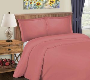 Bedspreads & Sets |   600Tc Solid Cotton Blend Duvet Cover Set, Full/Queen Bedspreads & Sets Bedspreads & Sets