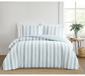 Bedspreads & Sets |   Aiden Stripe Full/Queen 3 Piece Comforter Set Bedspreads & Sets Bedspreads & Sets