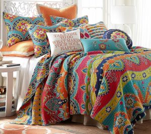 Bedspreads & Sets |   Amelie Boho 3-Piece Full/Queen Quilt Set Bedspreads & Sets Bedspreads & Sets