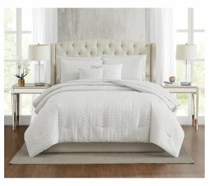 Bedspreads & Sets |   Annabelle Geo Champagne 9Pc King  Comforter Set Bedspreads & Sets Bedspreads & Sets