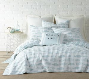 Bedspreads & Sets |   Aqua Breeze 3-Piece Coast King/Caling Quilt Set Bedspreads & Sets Aqua