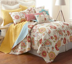 Bedspreads & Sets |   Ashbury Spring Floral 3-Piece Full/Queen Quilt Set Bedspreads & Sets Bedspreads & Sets