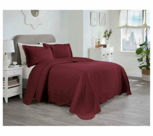 Bedspreads & Sets |   Aspen Cotton Blend Medium Weight Bedspread Set- Full Bedspreads & Sets Bedspreads & Sets