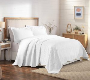 Bedspreads & Sets |   Aspen Cotton Blend Medium Weight Bedspread Set- Twin Bedspreads & Sets Bedspreads & Sets