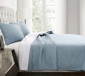 Bedspreads & Sets |   Ava Diamond Oversized 3-Piece Full/Queen Quiltby Bedspreads & Sets Bedspreads & Sets