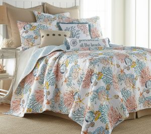 Bedspreads & Sets |   Bay Islands 3-Piece Coastal Full/Qu Een Quilt Set Bedspreads & Sets Bedspreads & Sets