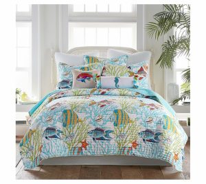 Bedspreads & Sets |   Beachwalk 2-Piece Coastal Twin/Twinxl Quilt Set Bedspreads & Sets Bedspreads & Sets