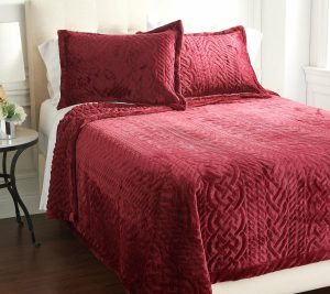 Bedspreads & Sets |   Berkshire Ultrasonic Cable Textured Comforter Rev. Sherpa – Qn Bedspreads & Sets