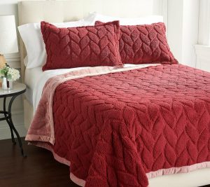 Bedspreads & Sets |   Berkshire Ultrasonic Loftmink Sherpa Blanket W/Shams – Full Bedspreads & Sets Bedspreads & Sets