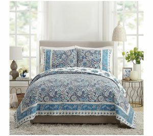 Bedspreads & Sets |   Bisou Floral 3Pc Full/Queen Quilt Set Bedspreads & Sets Bedspreads & Sets