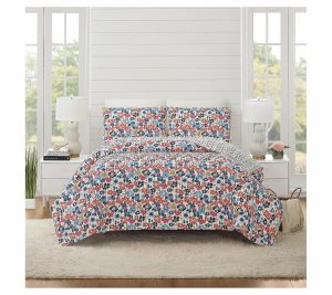 Bedspreads & Sets |   Blossom 3Pc King Cotton Quilt Set Bedspreads & Sets Bedspreads & Sets