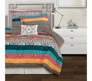 Bedspreads & Sets |   Boho Stripe 5-Piece Twin Xl Comforter Set By Bedspreads & Sets Bedspreads & Sets