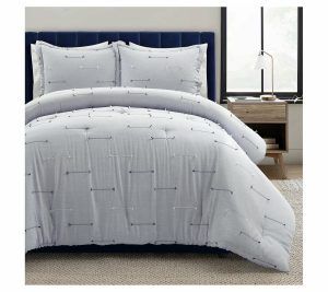 Bedspreads & Sets |   Boho Stripe Clip Ja Cquard Comforte R Set- King/Cal Bedspreads & Sets Bedspreads & Sets