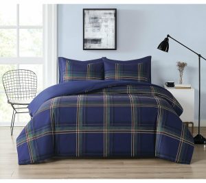 Bedspreads & Sets |   Bronson Plaid Full/Queen 3 Piece Comforter Set Bedspreads & Sets Bedspreads & Sets