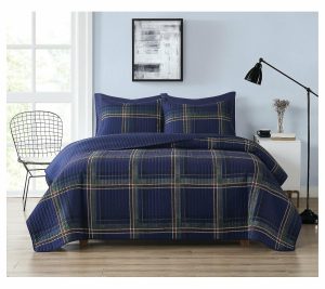 Bedspreads & Sets |   Bronson Plaid Full/Queen 3 Piece Quilt Set Bedspreads & Sets Bedspreads & Sets