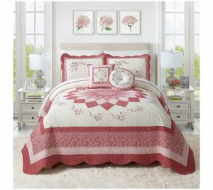 Bedspreads & Sets |   Caroline Embroidered Bedspread- Queen Bedspreads & Sets Bedspreads & Sets