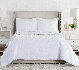 Bedspreads & Sets |   chenille Chevron 3Pc Full/Queencomforter Set Bedspreads & Sets Bedspreads & Sets