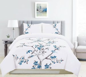 Bedspreads & Sets |   Cherry Garden Cotton Duvet Cover Set, Full/Queen Bedspreads & Sets Bedspreads & Sets