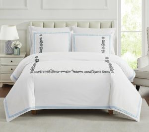 Bedspreads & Sets |   Cordelia Embroidered Queen 3 Piece Comforter Set Bedspreads & Sets Bedspreads & Sets