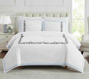 Bedspreads & Sets |   Cordelia Embroidered Queen 3 Piece Duvet Cover Set Bedspreads & Sets Bedspreads & Sets