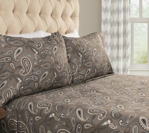 Bedspreads & Sets |   Cotton Flannel Deep Pocket Paisley She Et Set, Queen Bedspreads & Sets Bedspreads & Sets