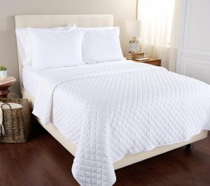 Bedspreads & Sets |   Cotton Sateen Quilt & Sham Set- Full Bedspreads & Sets Bedspreads & Sets