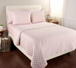 Bedspreads & Sets |   Cotton Sateen Quilt & Sham Set- Twin Bedspreads & Sets Bedspreads & Sets