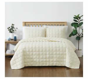 Bedspreads & Sets |   Cozy Gauze Full/Queen 3 Piece Quiltset Bedspreads & Sets Bedspreads & Sets