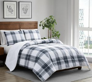 Bedspreads & Sets |   Cozy Teddy Plaid 2 Piece Twin/Twin Xl Comforter Set Bedspreads & Sets Bedspreads & Sets