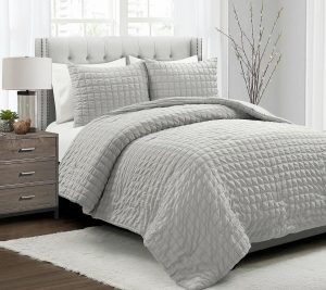 Bedspreads & Sets |   Crinkle Textured Dobby Comforter 3Pc  King By Bedspreads & Sets Bedspreads & Sets