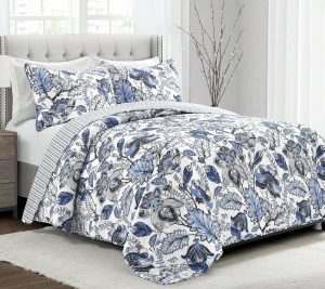 Bedspreads & Sets |   Cynthia Jacobean 3-Piece King Quilt Set By Lushdecor Bedspreads & Sets Bedspreads & Sets