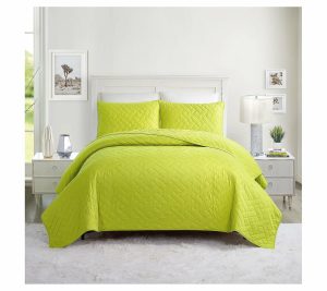 Bedspreads & Sets |   Dream Weaver Green Full/Queen Coverlet Set Bedspreads & Sets Bedspreads & Sets