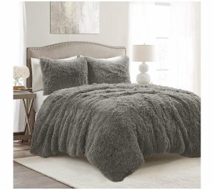 Bedspreads & Sets |   Emma Faux Fur Oversized 3-Pc King Duvet Set Bylush Decor Bedspreads & Sets Bedspreads & Sets