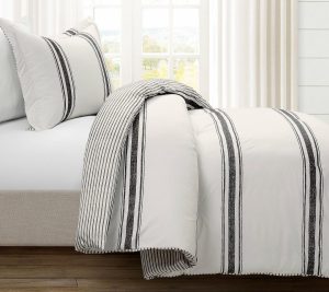 Bedspreads & Sets |   Farmhouse Stripe 2-Pc Comforter Twin Xl By Lushdecor Bedspreads & Sets Bedspreads & Sets