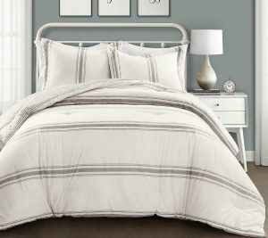 Bedspreads & Sets |   Farmhouse Stripe 3-Piece F/Q Comforter Set By Bedspreads & Sets Bedspreads & Sets