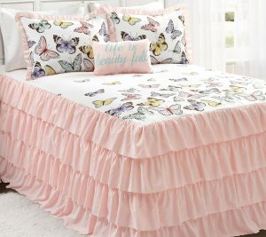 Bedspreads & Sets |   Flutter Butterfly 4-Piece Full Bedspread Set Bylush Decor Bedspreads & Sets Bedspreads & Sets