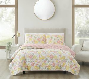 Bedspreads & Sets |   Garden Floral Full/Queen 3 Piece Qui Lt Set Bedspreads & Sets Bedspreads & Sets