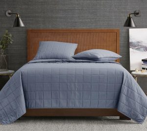 Bedspreads & Sets |   Garment Wash Solid Twin/Twin Xl 2-Piece Quilt Set Bedspreads & Sets Bedspreads & Sets