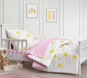 Bedspreads & Sets |   Hello Spud Rainbows & Sunshine Toddler 4 Pccomforter Set Bedspreads & Sets Bedspreads & Sets