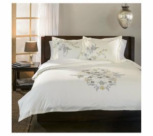 Bedspreads & Sets |   Hyacinth 3-Pc Cotton Duvet Cover Set,King/Cal.King Bedspreads & Sets Bedspreads & Sets