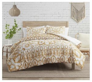 Bedspreads & Sets |   Indigo Ink Panther Gold Boho Medallion Comforteset- F/Q Bedspreads & Sets Bedspreads & Sets