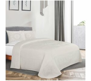 Bedspreads & Sets |   Lightweight Cotton Blend Oversized Bedspread, Queen Bedspreads & Sets Aqua