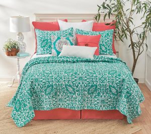 Bedspreads & Sets |   Madison Aqua Twin Quilt Set Bedspreads & Sets Bedspreads & Sets