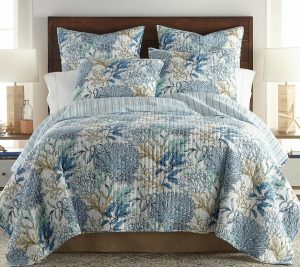 Bedspreads & Sets |   Mahina 2-Piece Coastal Twin/Twin Xl Quilt Set Bedspreads & Sets Bedspreads & Sets