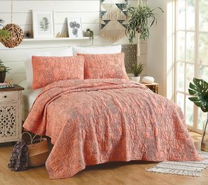 Bedspreads & Sets |   Makers Collective Hamsa 3-Piece Full/Queen Quilt Set Bedspreads & Sets Bedspreads & Sets